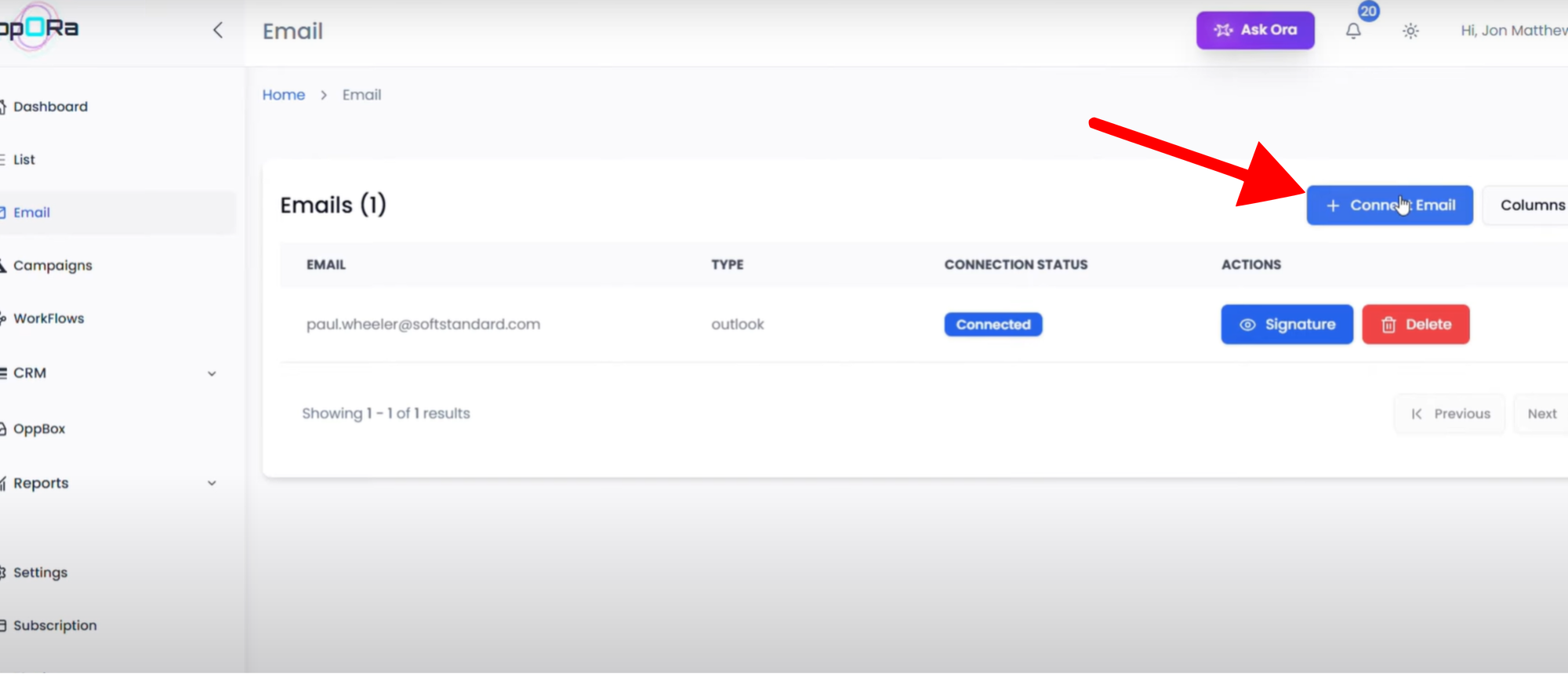Connect Email