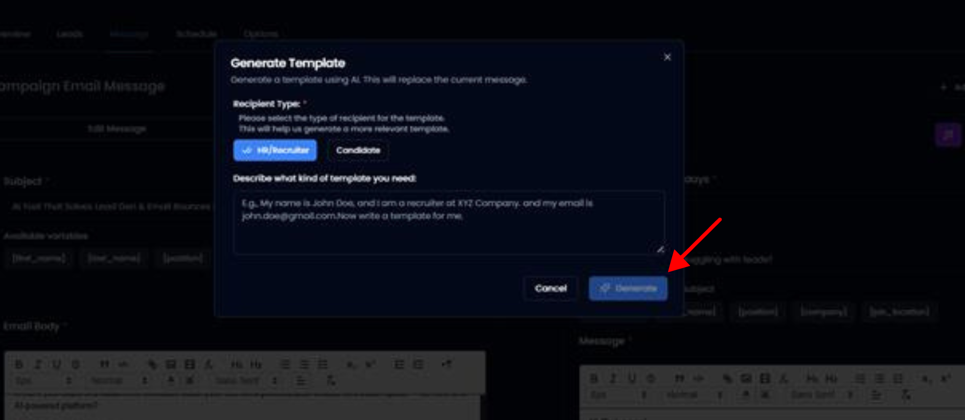 AI Email Template