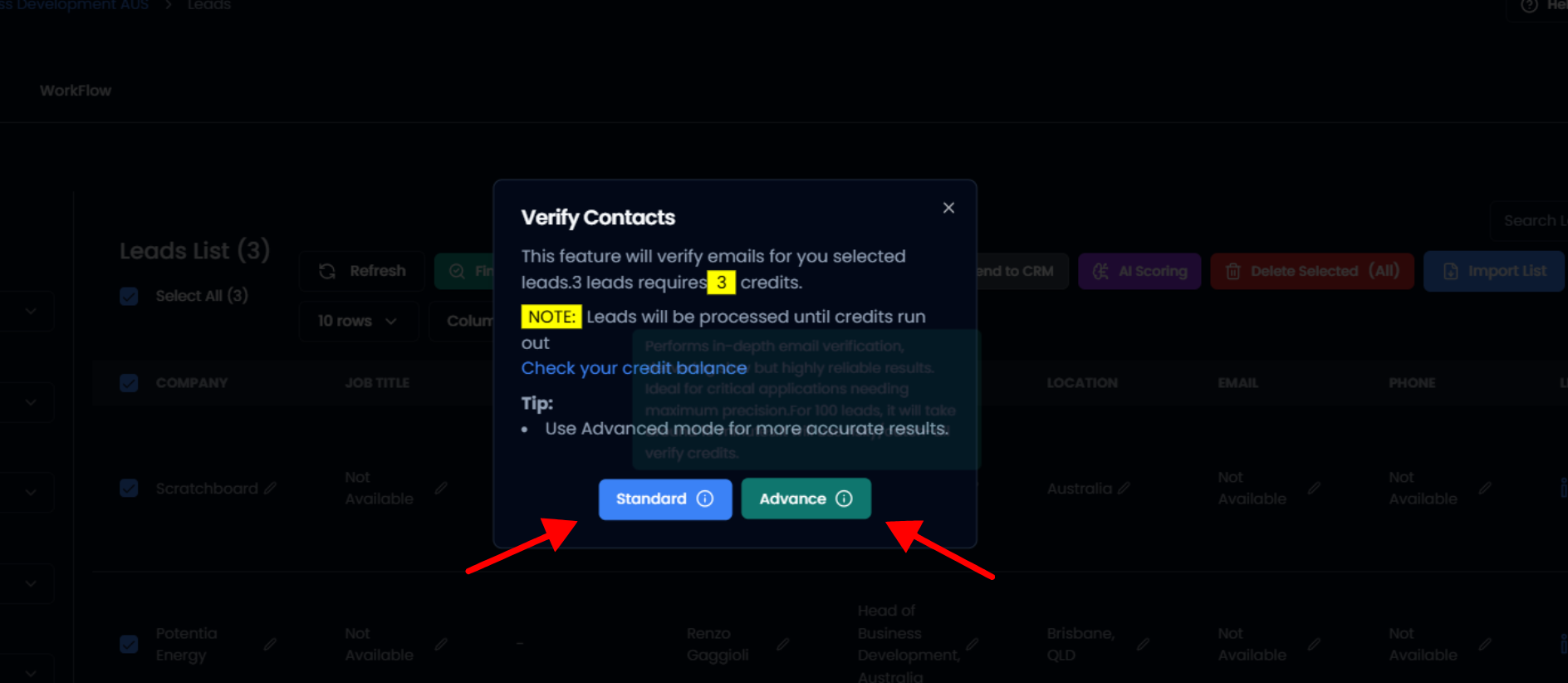  verification mode
