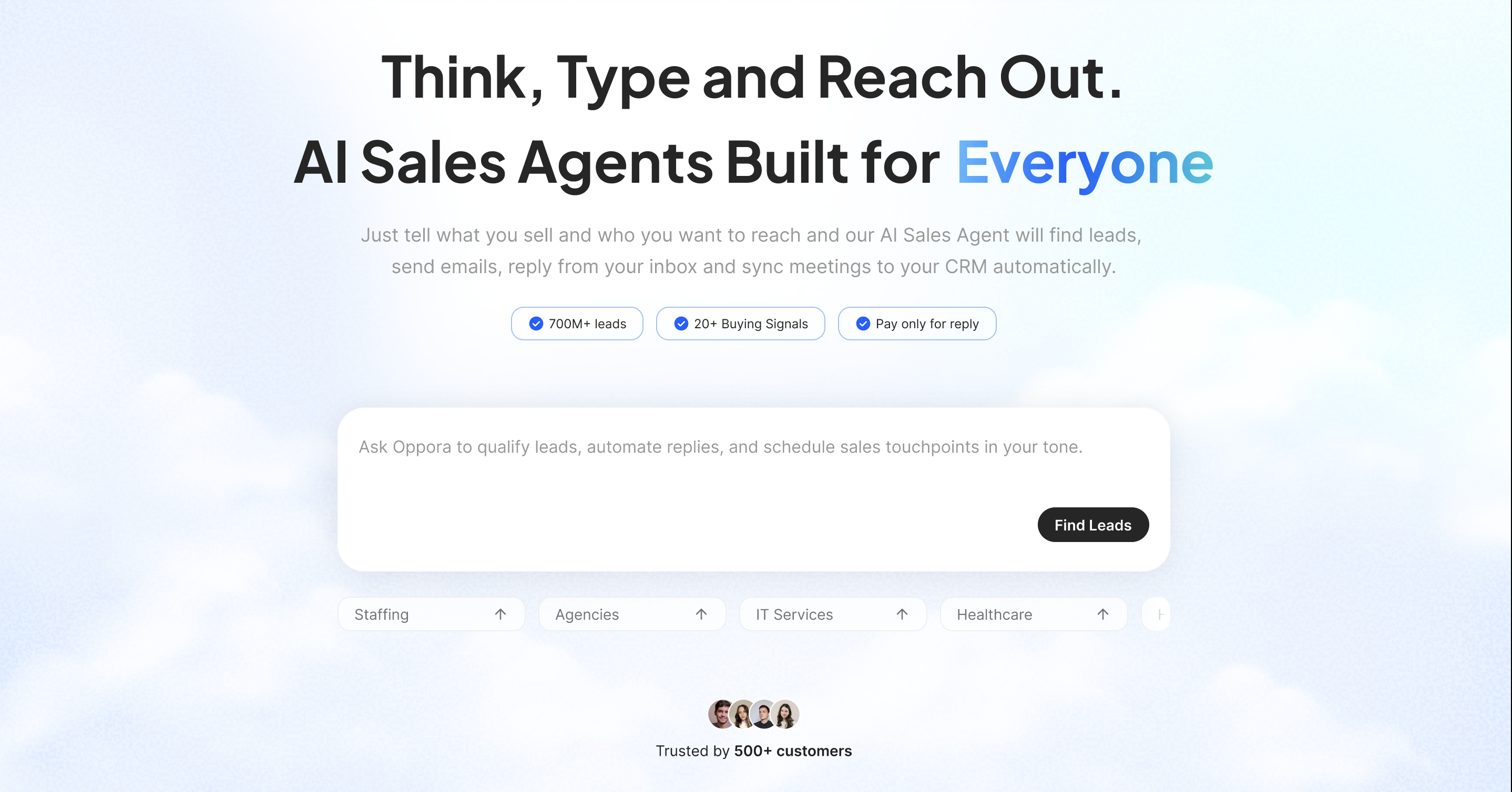 Oppora is an agentic sales platform