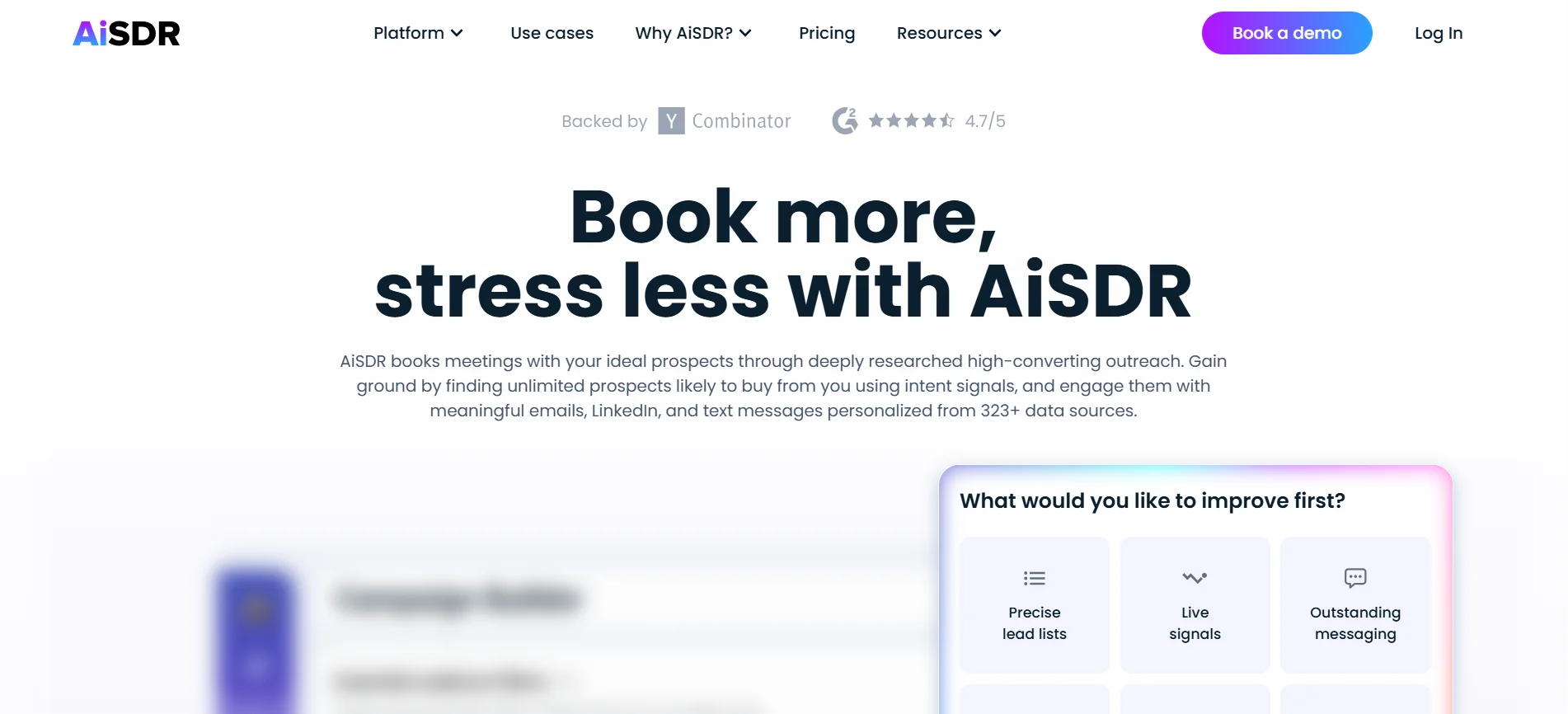 &nbsp;AiSDR – CRM-Aligned Outreach Automation