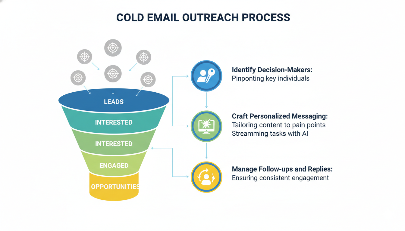 1. Cold Email Outreach with Intelligent Automation