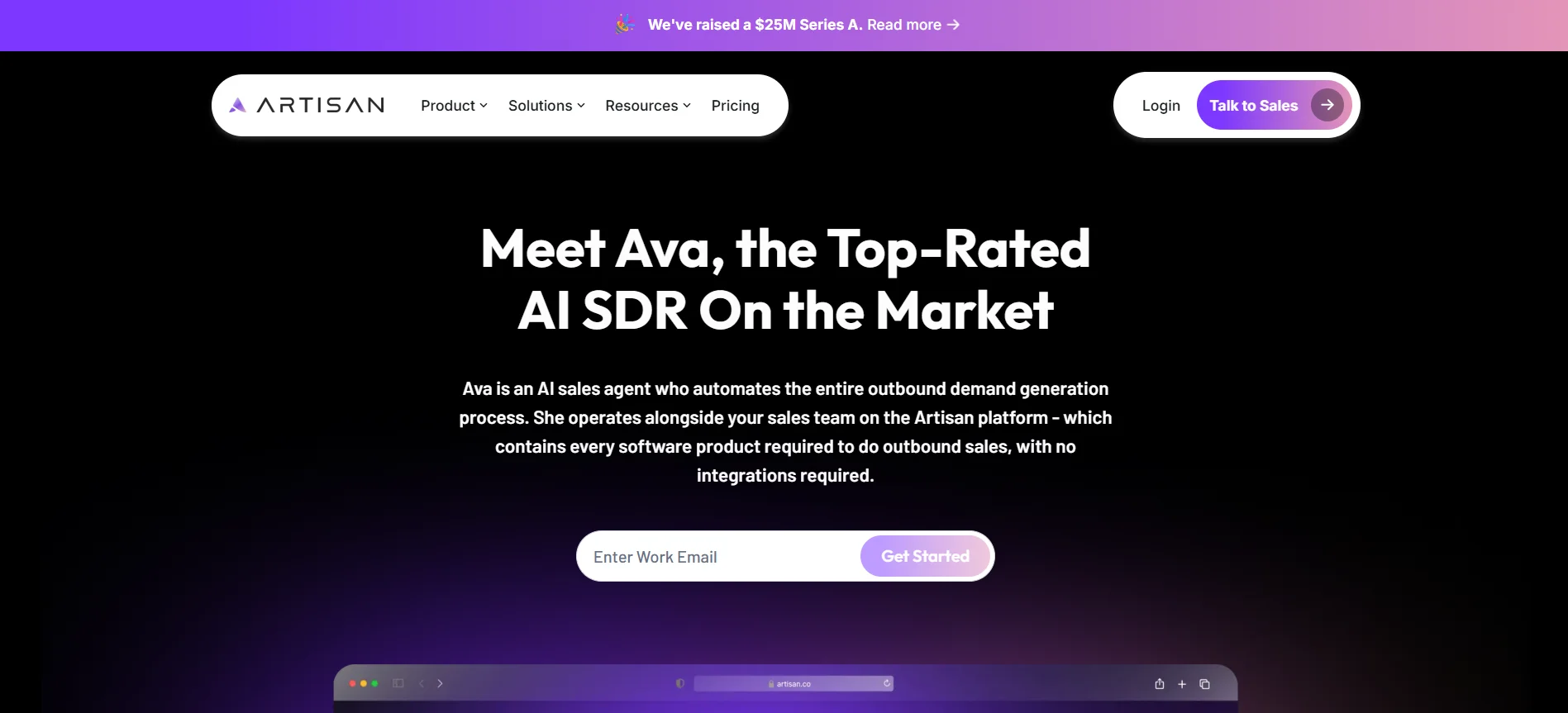 Artisan (Ava) – Autonomous Outbound AI SDR