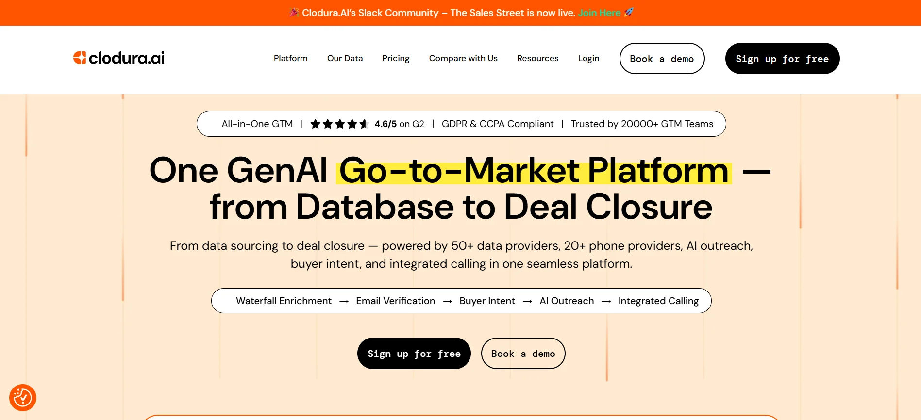 Clodura.AI – SDR + Sales Intelligence for Prospecting