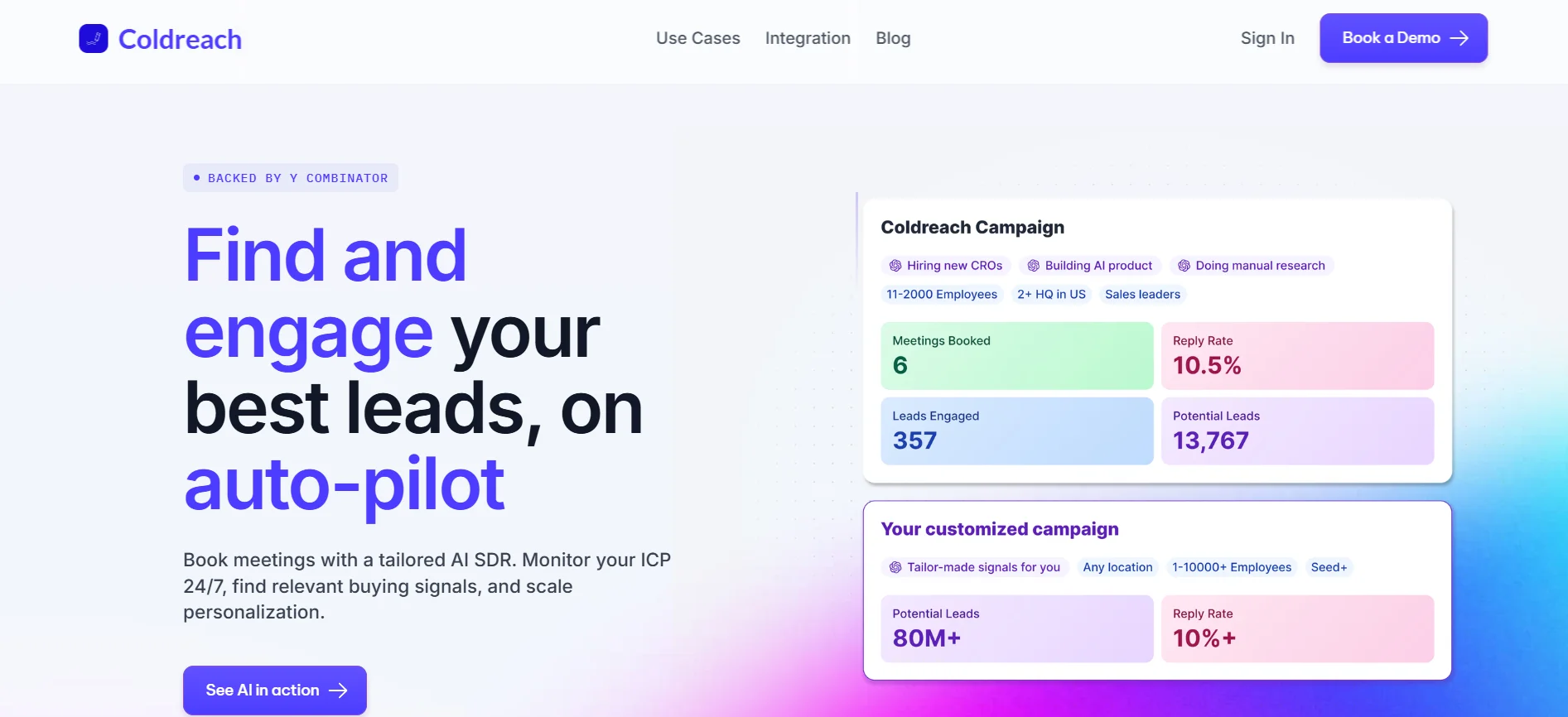Coldreach – Intent-Based SDR for Signal-Driven Outreach