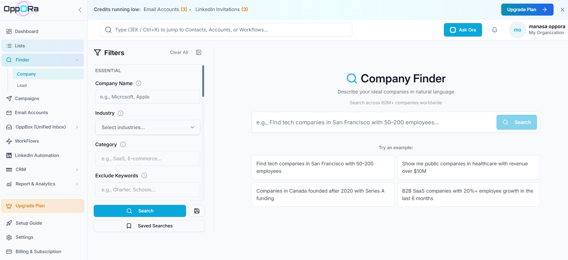 Oppora.ai automation tool
