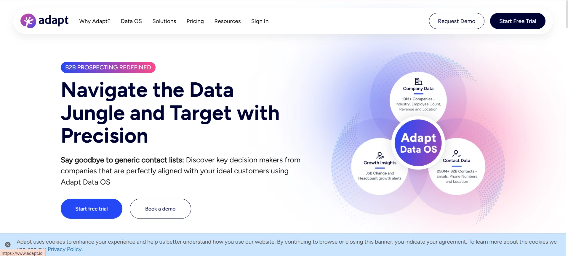 11. Adapt.io — Affordable contact database for SMBs