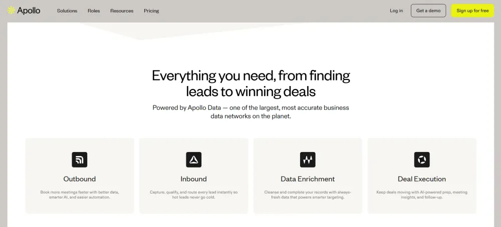 &nbsp;2. Apollo.io