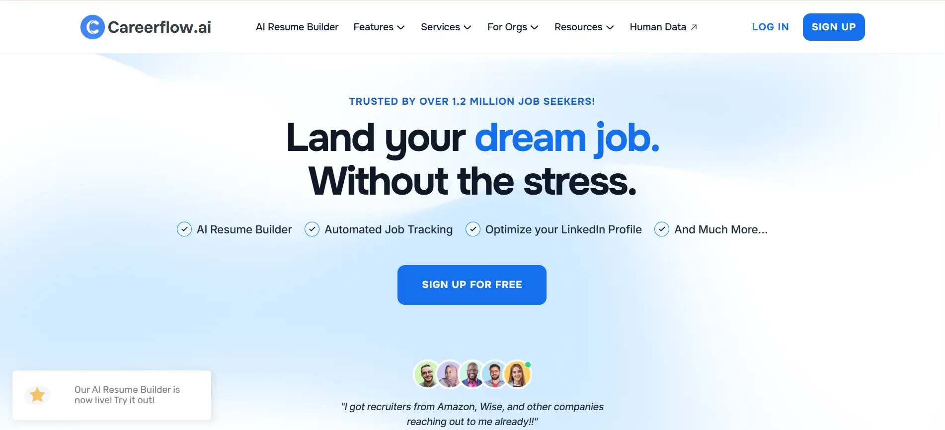 3. Careerflow AI — profile optimization, autofill, and tracking in one place