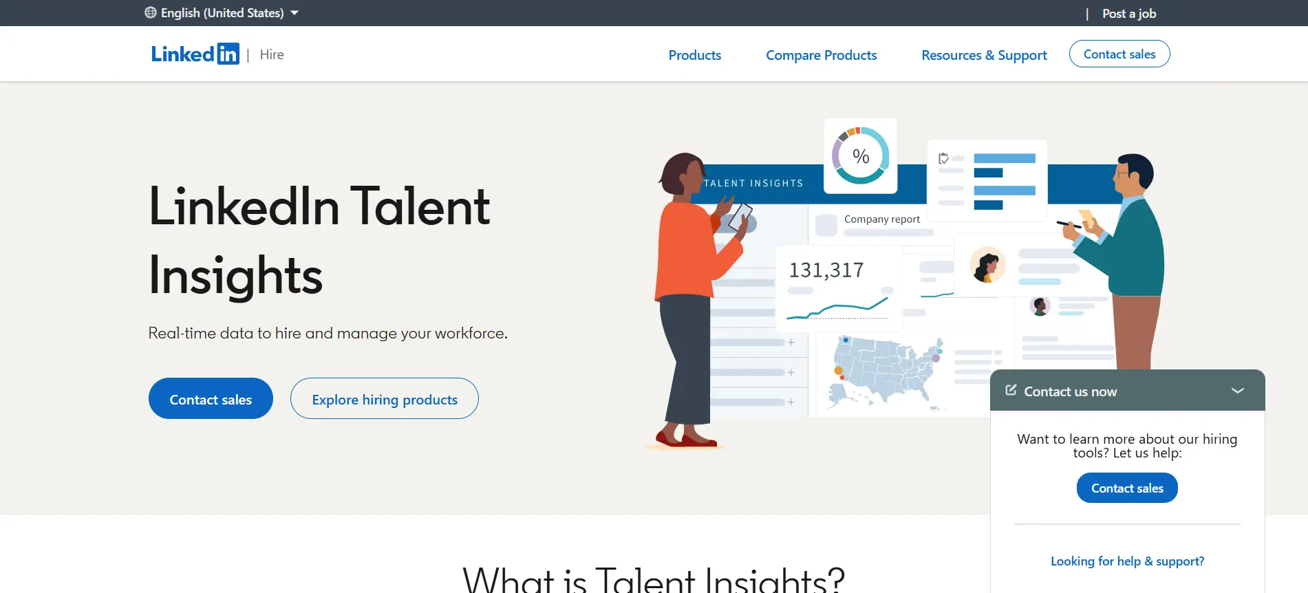 8. LinkedIn Insight — check whether a company is actually hiring