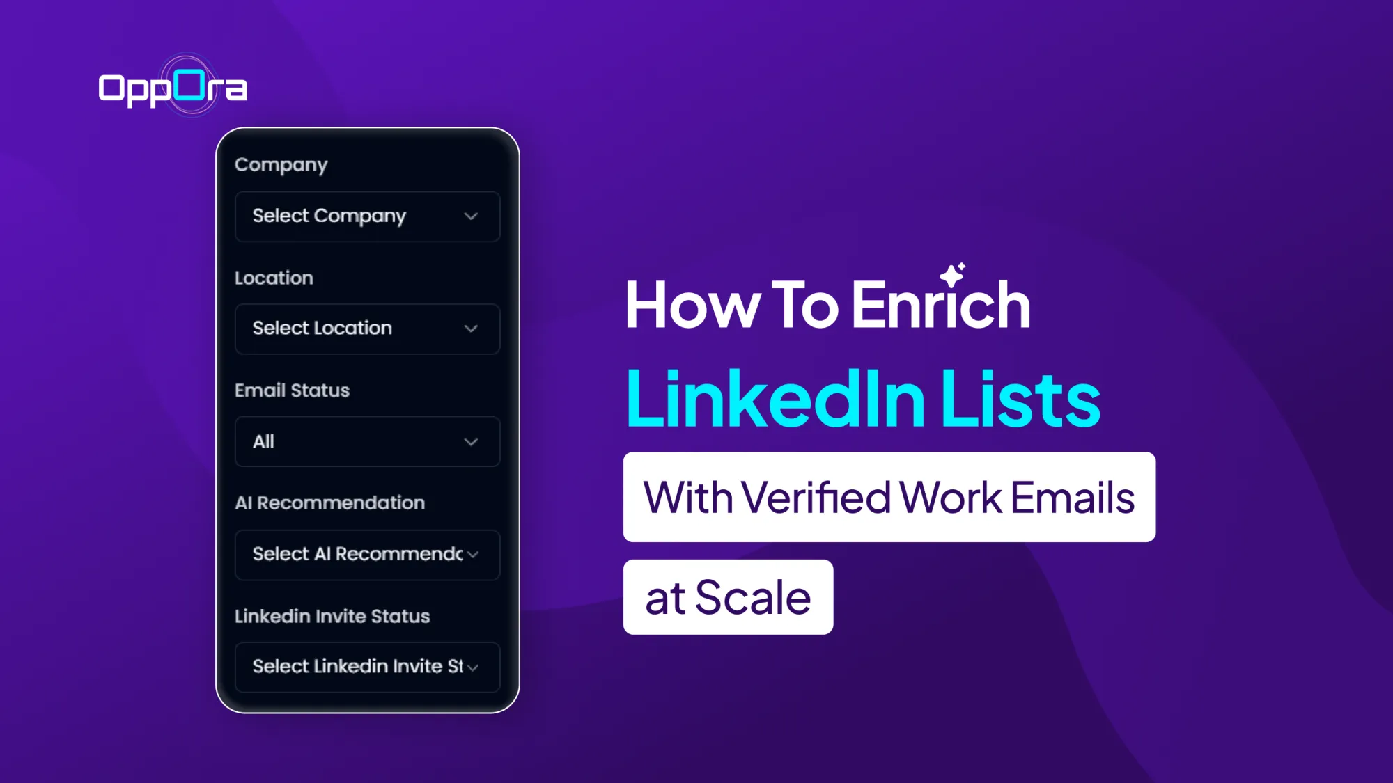 nrich Linkedin List with Verified Work Emails at Scale