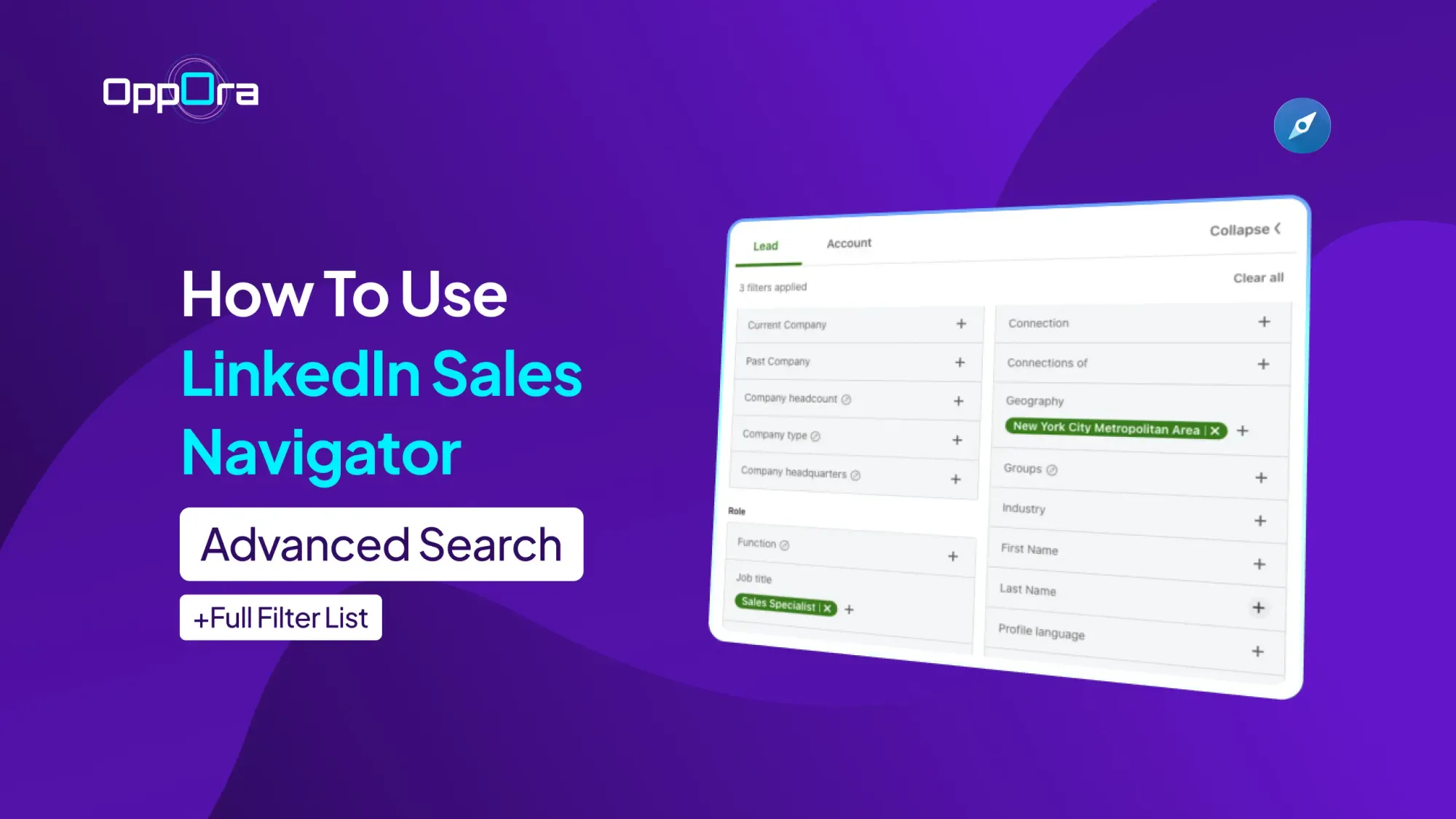 linkedin sales navigator advanced search