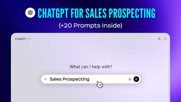 ChatGPT for sales prospecting