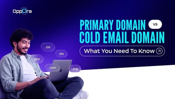 primary domain vs cold email domain