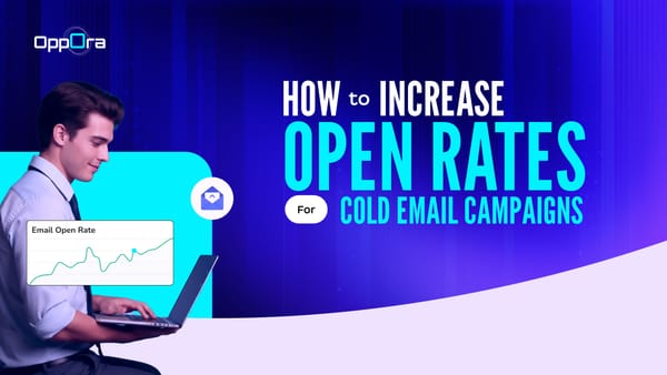 how to increase open rates for cold email campaigns