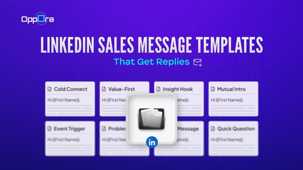 LinkedIn Sales Message Templates 