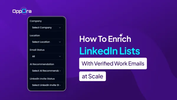 nrich Linkedin List with Verified Work Emails at Scale