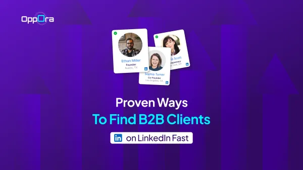 how to find b2b clients on linkedin